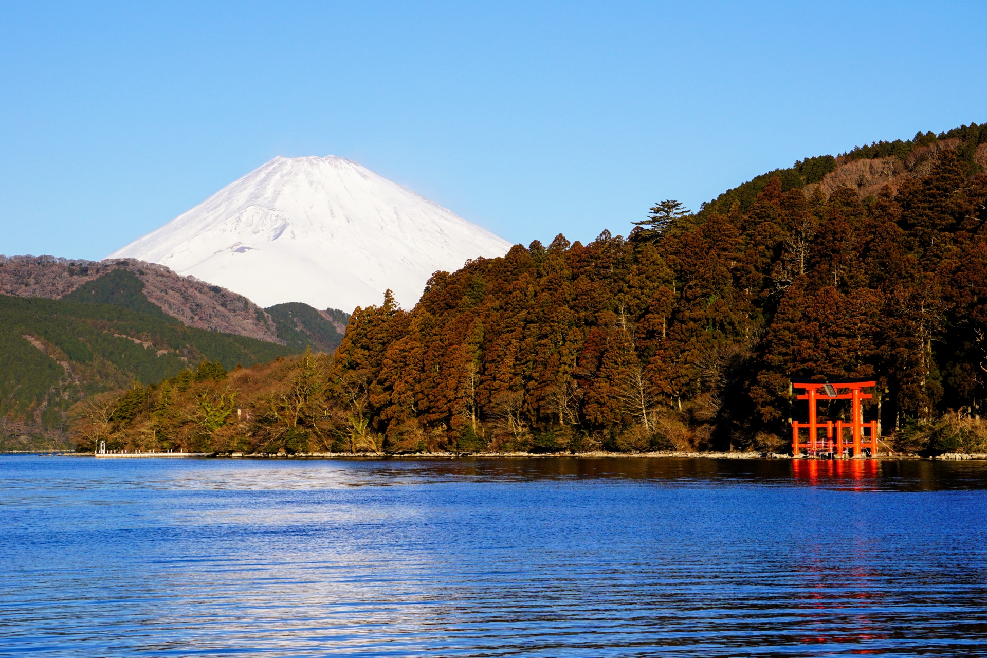 Hakone Shrine: A Sacred Power Spot with a Mystical Floating Torii Gate on Lake Ashi
